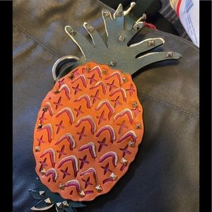 Valentino Pineapple Keychain